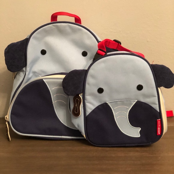 skip hop elephant lunch bag